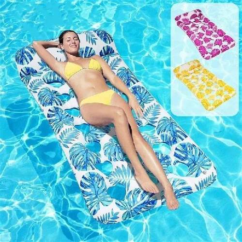 Inflatable Swimming Pool Floating Boat Adult Tropical Ieaf S