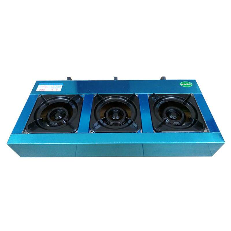 速发不锈钢面板3头蜂窝煲仔炉商用多头燃气灶饭店砂锅灶 多头多眼