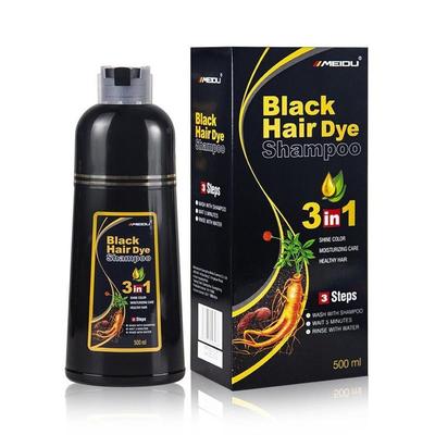 Shampoo Hair Dye White to Black Bubble Hair Colour Cream