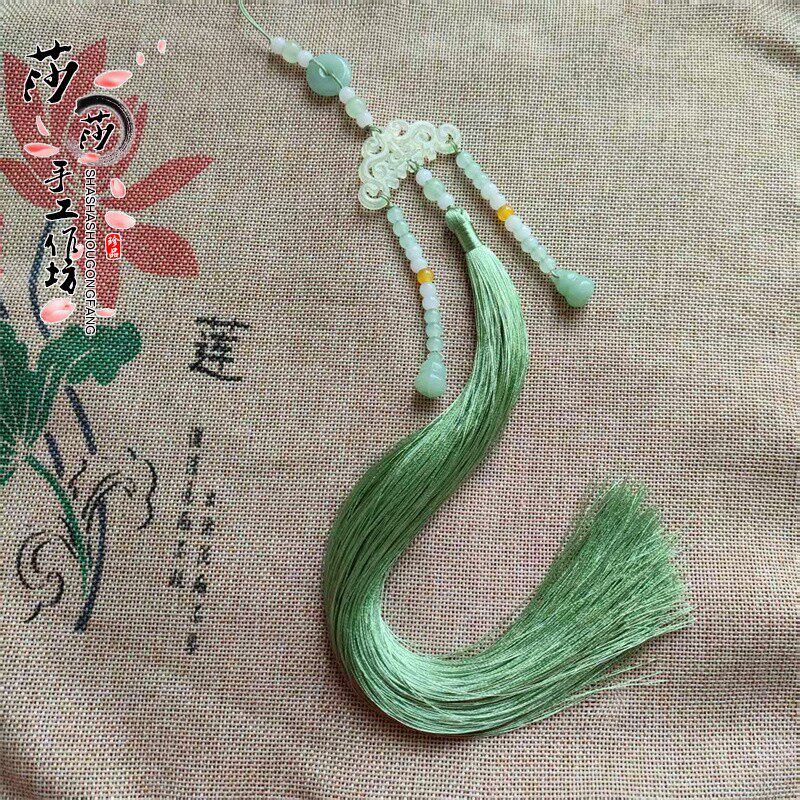 新款设计古风琉璃平安扣葫芦挂件古装汉服襟步腰佩旗袍压襟背云