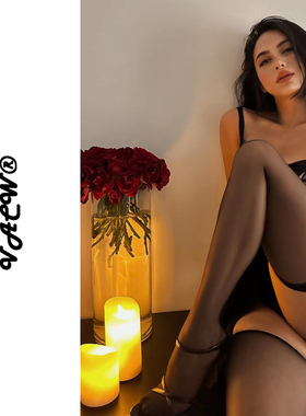 VACW高智性感蕾丝显瘦情趣cos丝袜高透防勾丝袜秋冬光腿内搭神器