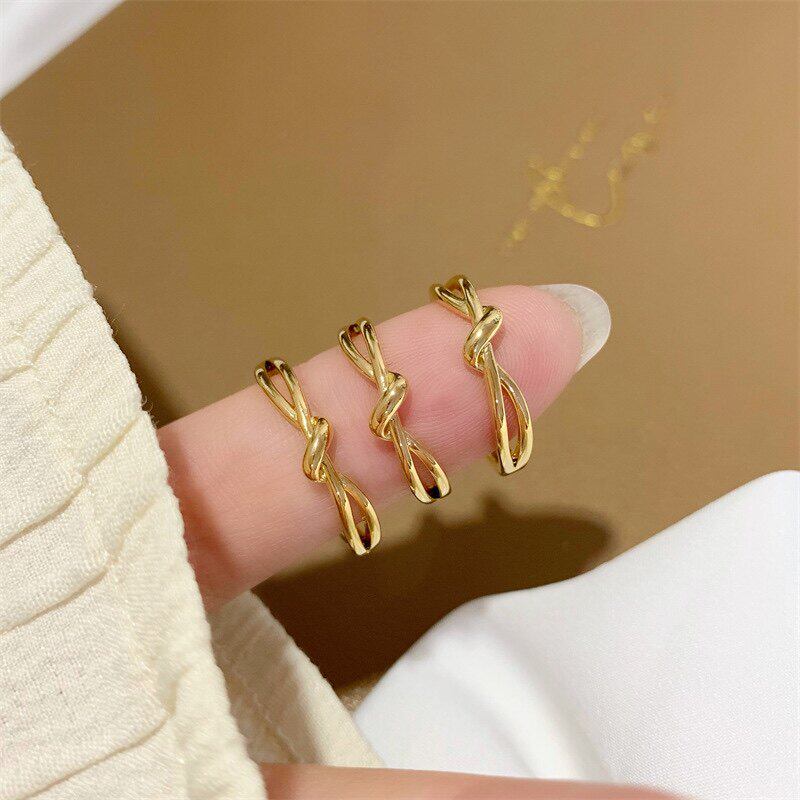 新款纽结戒指女生轻奢小