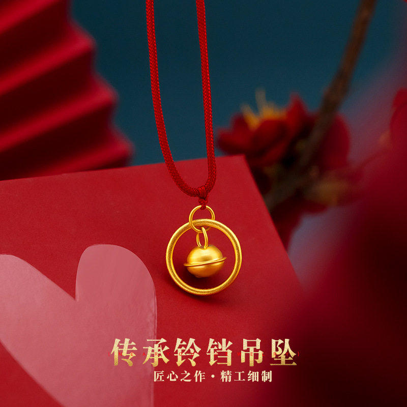 古法传承项炼铃铛转运珠