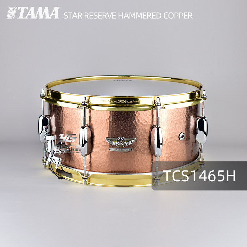 TAMA STAR Reserve系列手工捶打铜腔军鼓TCS1465H 14x6.5英寸军鼓