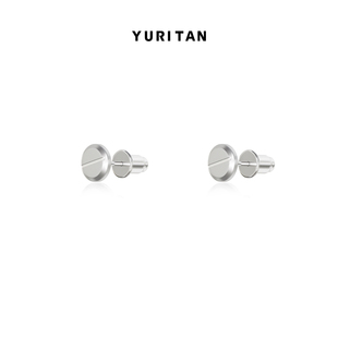 王天辰同款YURITAN纯银1粒药片耳钉小号银耳钉时尚欧美款耳饰