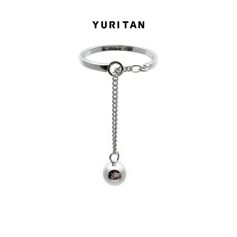 future物语系列极简风潮流银戒指