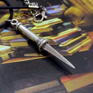 饰品 dean天使武器项链皮绳时尚 邪恶力量天使之刃吊坠spn castiel