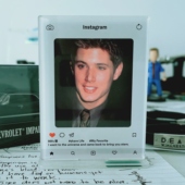 邪恶力量ins创意亚克力相框 DEAN SPN 小卡展示立牌 行尸走肉尼根