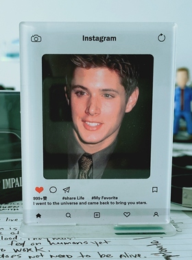 邪恶力量ins创意亚克力相框 小卡展示立牌 行尸走肉尼根 SPN DEAN