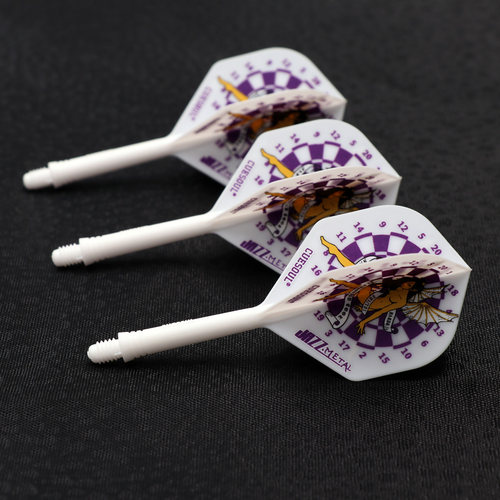 飞镖配件AK5 JAZZ-METAL系列一体飛鏢尾翼飞标杆叶子CUESOUL新品