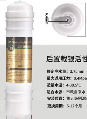 二分口大T33后置载银活性炭