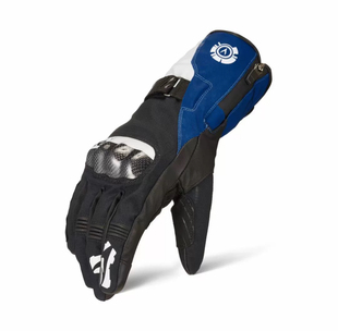 SBK SW22 摩托车冬季骑行手套长款防风防水内里加绒加厚触控真皮