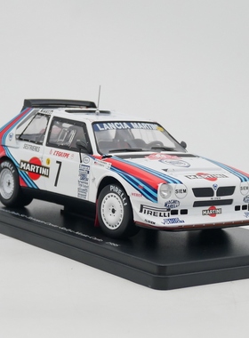 IXO 1:24 Lancia Delta S4 WRC 1986蓝旗亚拉力赛车合金汽车模型