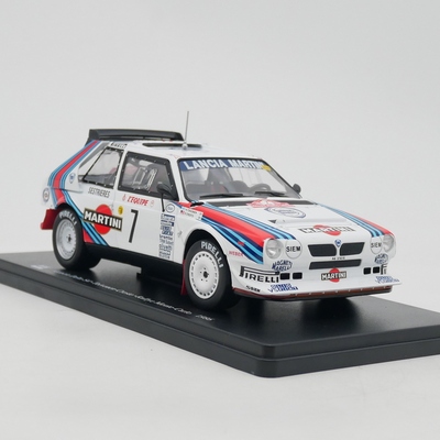 IXO 1:24 Lancia Delta S4 WRC 1986蓝旗亚拉力赛车合金汽车模型