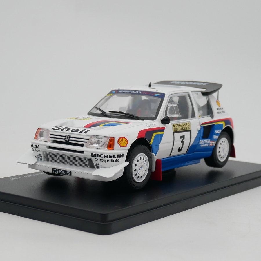 IXO 1:24 Peugeot 205 Turbo 16 Evo WRC 1985标致拉力赛车模型