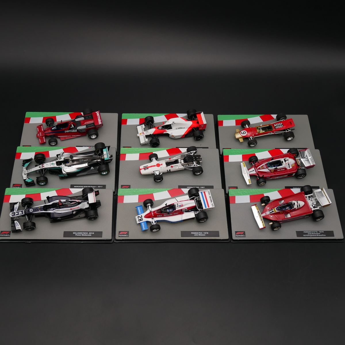 ixo 1:43 F1赛车模型 Ferrari Mercedes Brabham Penske Honda