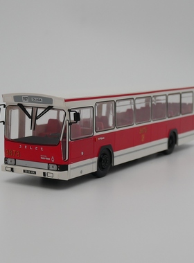 ixo 1:43耶尔奇贝埃利巴士波兰客车模型Jelcz Berliet PR100 1973