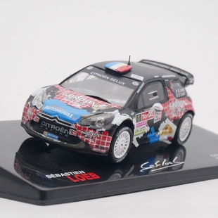 Citroen DS3 WRC Loeb雪铁龙勒布拉力赛车汽车模型 ixo 2013
