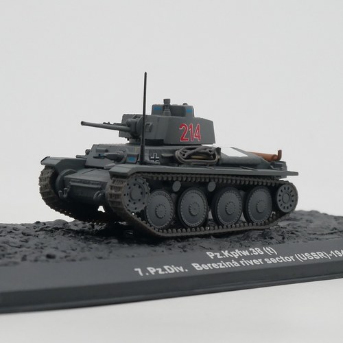 ixo 1:72 Pz.Kpfw. 38T二战德国轻型坦克军事装甲车模型收藏玩具