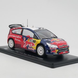 IXO 1:24 Citroen C4 WRC 2008雪铁龙拉力赛车汽车模型合金玩具车