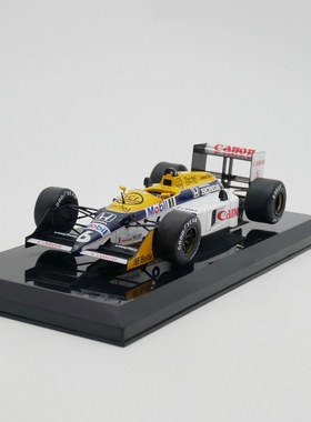 ixo 1:24 WILLIAMS FW11B Nelson Piquet 1987威廉姆斯F1赛车模型