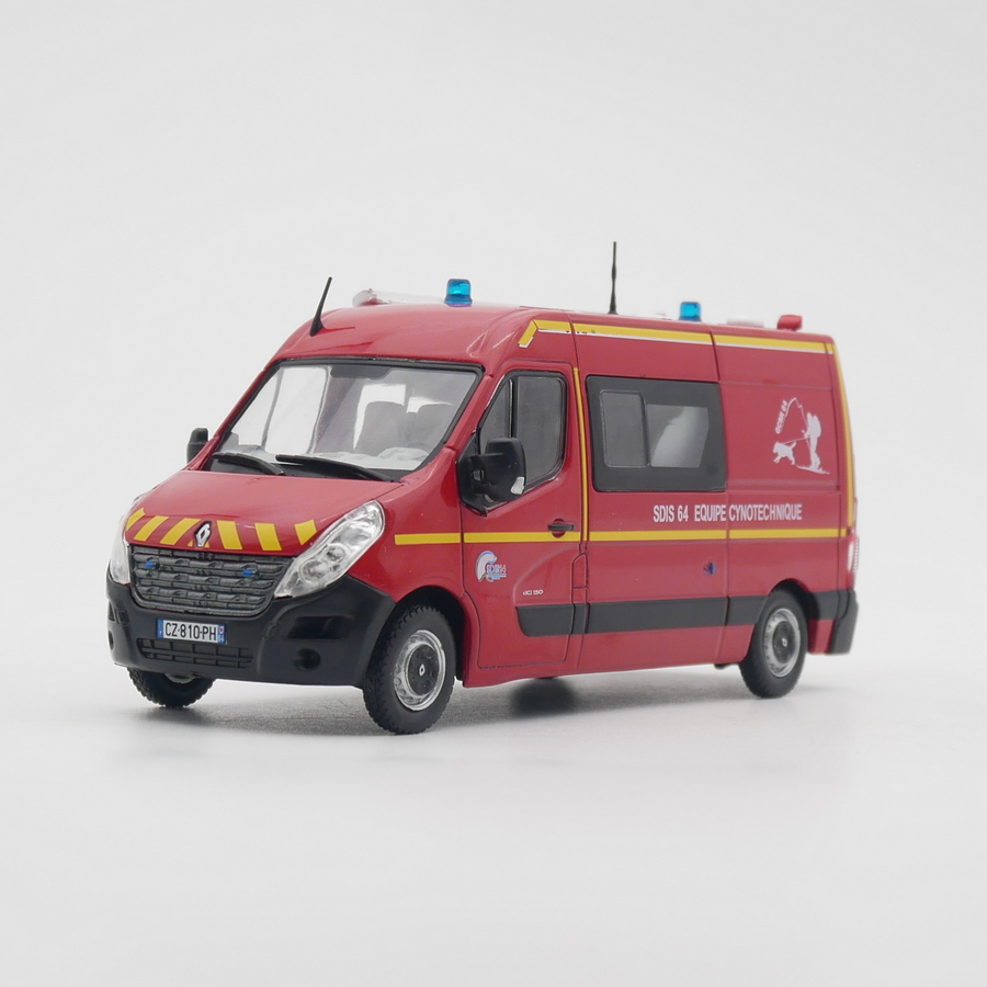 ixo 1:43 Renault Master雷诺面包法国消防搜救队合金汽车模型