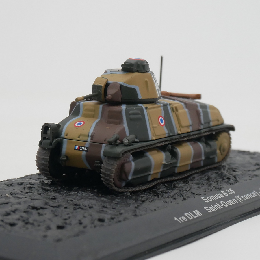 ixo 1:72 Somua S 35 二战法国索摩亚坦克合金军事装甲模型玩具