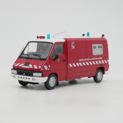 ixo 1:43 Renault Master雷诺法国消防车合金汽车模型收藏玩具车