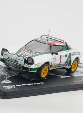 ixo 1:43 LANCIA STRATOS HF WRC 1977蓝旗亚拉力赛车汽车模型