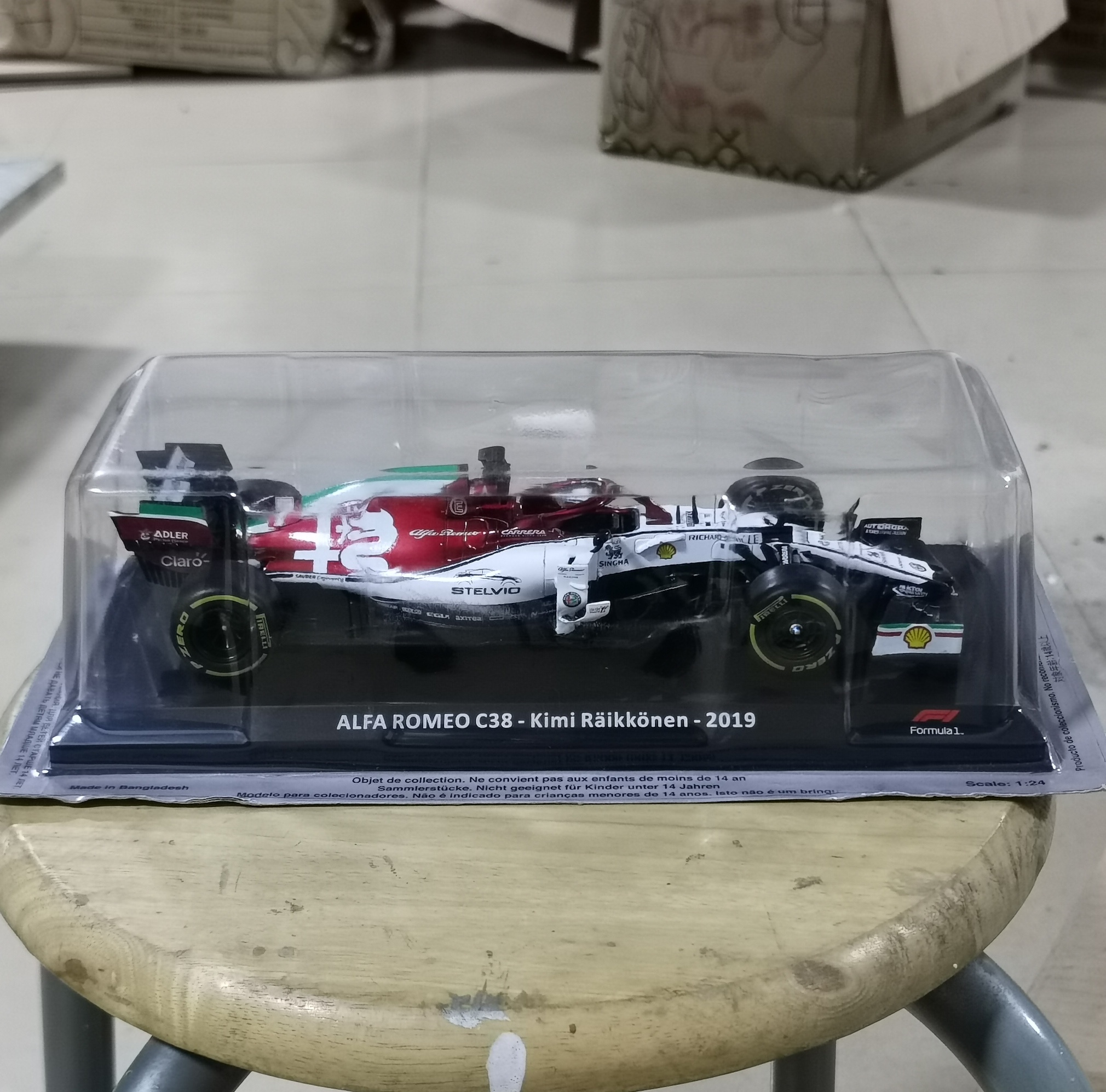ixo 1:24 Alfa Romeo C38 Kimi Räikkönen 2019阿尔法罗密欧F1