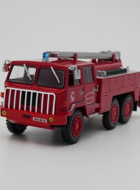 Ixo 1:43 Berliet FF 6X6贝利埃法国消防车合金车模型金属玩具车