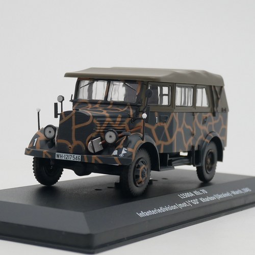Ixo 1:43 Daimer-Benz L1500A Kfz.70戴姆勒奔驰德国二战军车模型