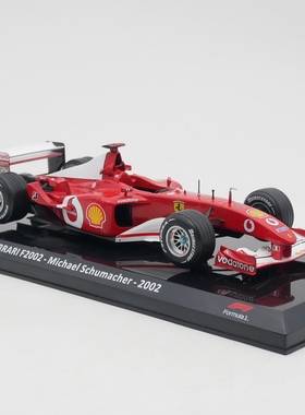 ixo 1:24 FERRARI F2002 Michael Schumacher 舒马赫拉利F1车模型
