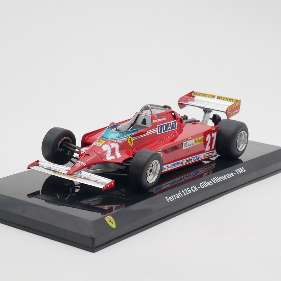 ixo 1:24 Ferrari 126 CK Gilles Villeneuve 1981法拉利F1赛车