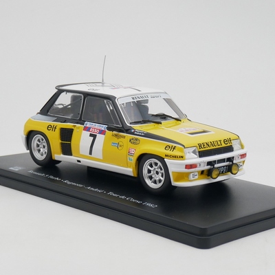 IXO 1:24 Renault 5 Turbo WRC 1982雷诺拉力赛车汽车模型玩具车
