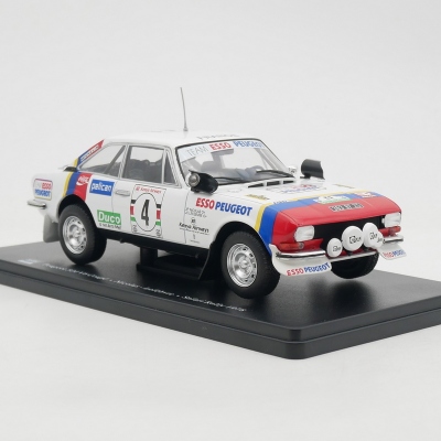IXO 1:24 Peugeot 504 V6 Coupe WRC 1978标致拉力赛车合金车模型