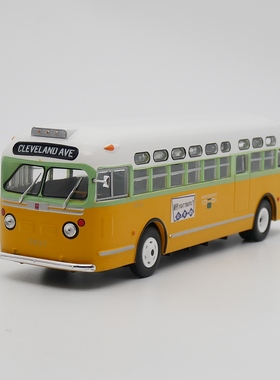 ixo 1:43 GM TDH 3714 Rosa Parks 1955通用大客车美国巴士玩具车