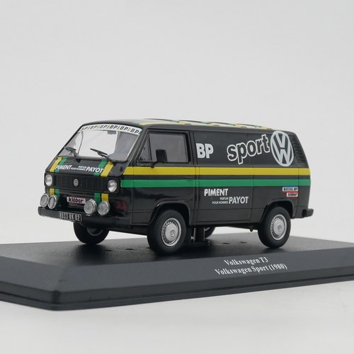 ixo 1:43 Volkswagen T3 1980大众面包车拉力赛车队服务车模型