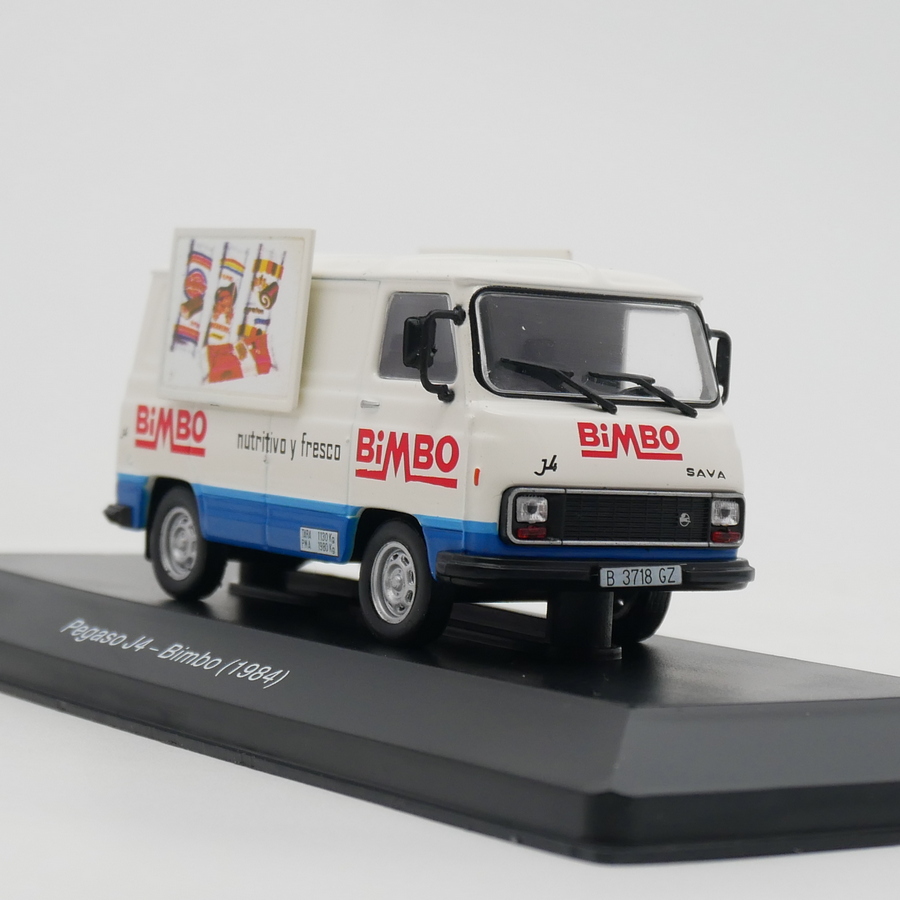 Ixo 1:43 Pegaso J4 Bimbo 1984毕加索面包车合金汽车模型玩具车