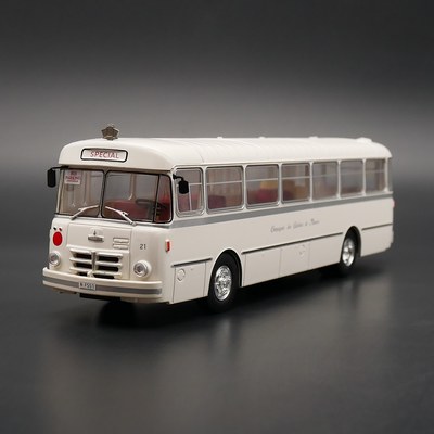 ixo 1:43巴士摩纳哥大客车汽车模型玩具车Berliet PLR 10MU 1955