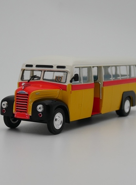 ixo 1:43 Ford Thames ET7福特巴士马尔他巴士合金汽车模型玩具车
