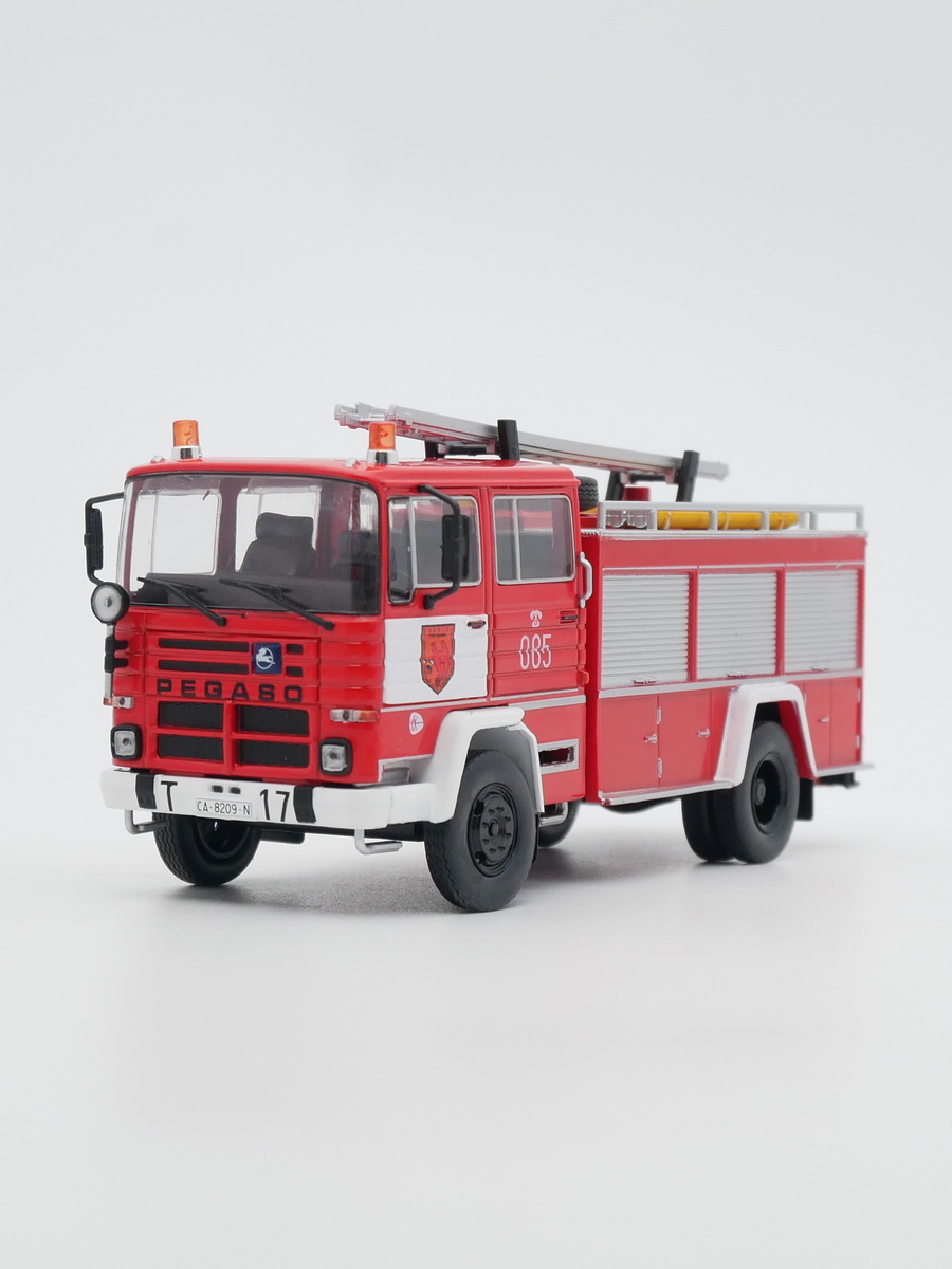 Ixo 1:43 Pegaso 1121 Bomberos毕加索法国消防车合金汽车模型