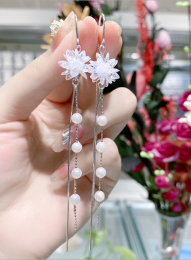 流苏日韩风显瘦防丢通体银新品