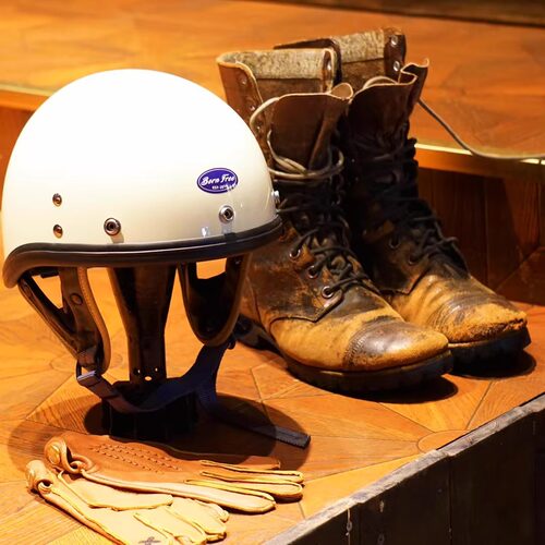 Bornfree小盔体 复古半盔 70s元年设计TRAVELER 夏季男女  装饰用