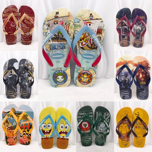 24款havaianas哈瓦那人字拖TOP ONE PIECE海贼王联名款防滑舒适