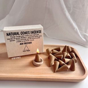 尼泊尔塔香莲花lotus塔香纯天然送香托25粒檀香多味道冥想放松