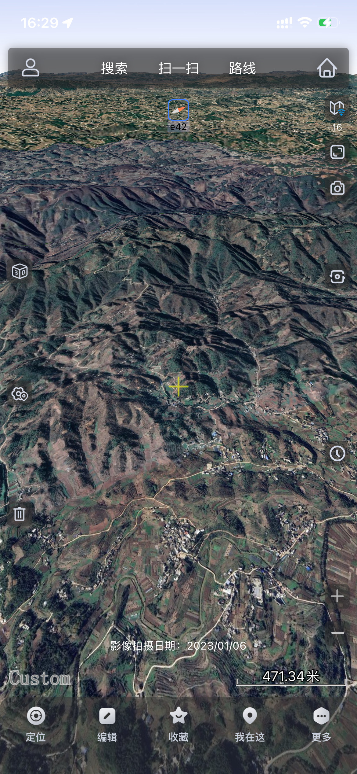 卫星地图看山水