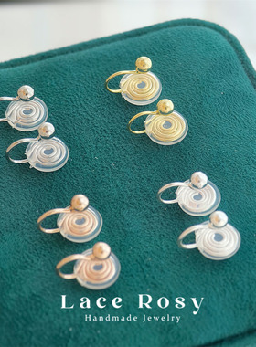 Lace无耳洞 蚊香盘耳夹转换器diy手工改造材料迷你隐形万能配件女