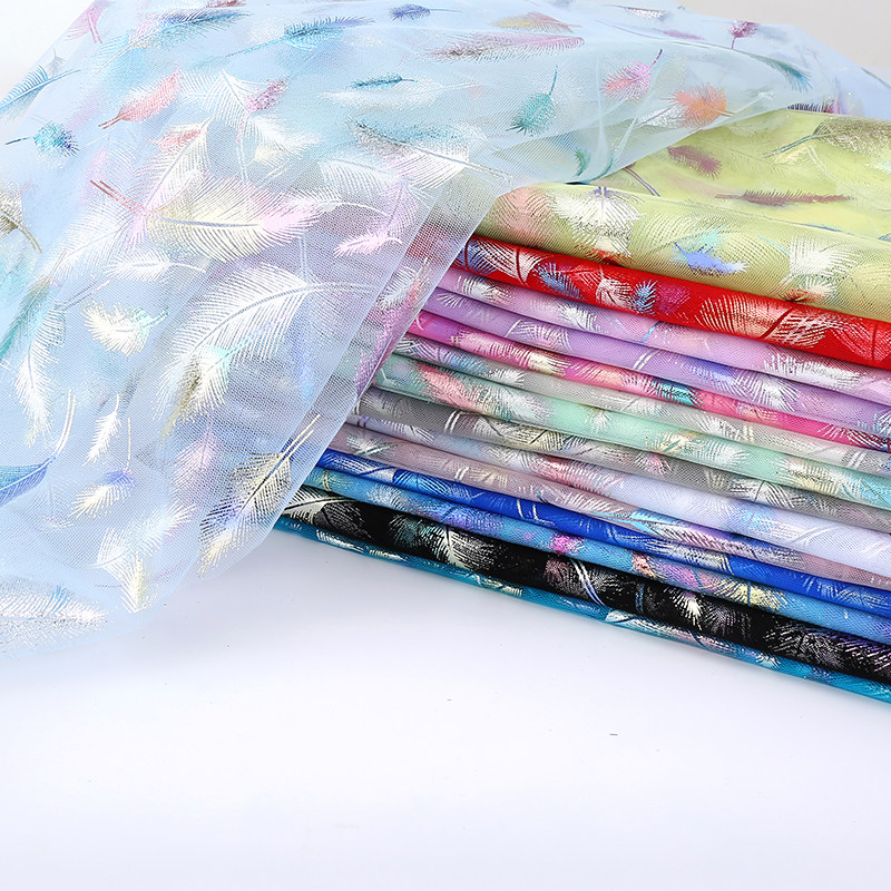 幻彩羽毛蝴蝶网纱布料婚纱蓬蓬裙纱舞台服装面料背景装饰烫金网纱,居家布艺,海绵垫/布料/面料/手工diy,淘宝优惠券,粉丝福利购,淘宝优惠卷