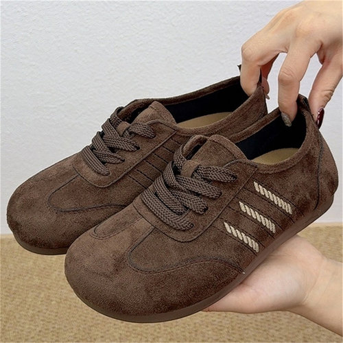 春季新款复古百搭德训女单鞋